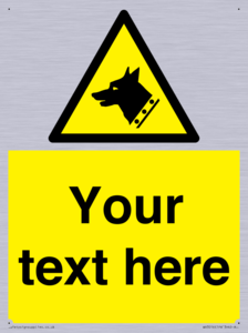 Custom Warning: Guard dog